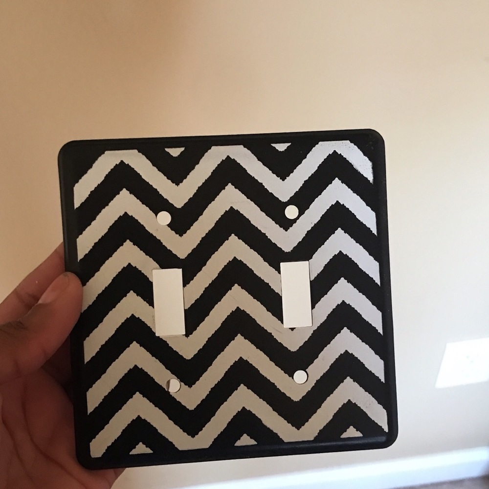 Zebra print light cover